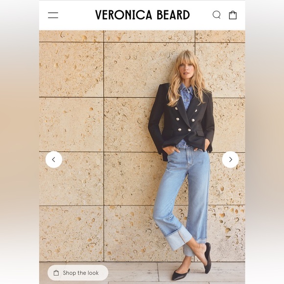 Veronica Beard Dylan High Rise Straight Leg - Picture 6 of 17